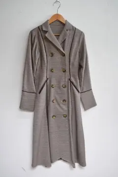T00085 ムルーアMURUA ロングダブルトレンチコート