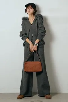 【SET]ESICA ファー付きフーディーニットSETUP エシカ好きな方