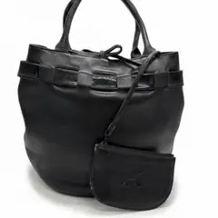 kitamura キタムラ　ハンドバッグ　レザー　ブラック　25