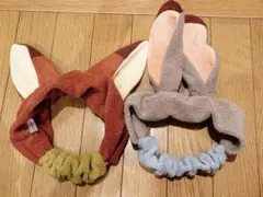 ズートピア ニック ジュディ ヘアバンド 2個セット