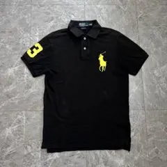 Ralph Lauren ポロシャツ y2k swag パイル生地 ブラック - メルカリ