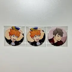 【ハイキュー!!】描き下ろしTD缶バッジ JF2024（日向翔陽/宮治）