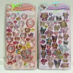 うるちゅるpopシール　ハローキティ　日焼けサンリオキャラクターズ