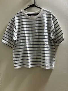 ニコアンド Niko and… ボーダーTシャツ 半袖 カジュアル