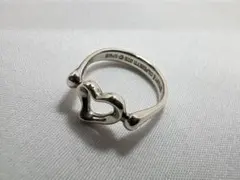 b*4様 ハートモチーフ コンビリング 18K シルバー - メルカリ