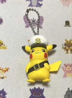 ポケモン キャプテンピカチュウ ボールチェーン キーホルダー フィギュア