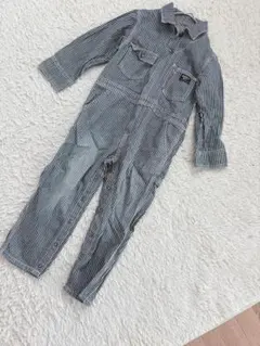OshKosh B'gosh ストライプオーバーオール つなぎ　デニム　100