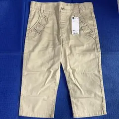 GU☆フリルポケットパンツ クロップドパンツ　130
