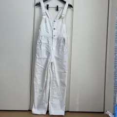 GU ホワイト サロペット Sサイズ
