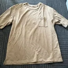 GU ベージュ Tシャツ XLサイズ