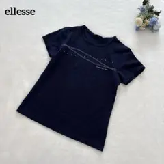 【ellesse エレッセ】Tシャツ 半袖　ネイビー　ストーンのサムネイル