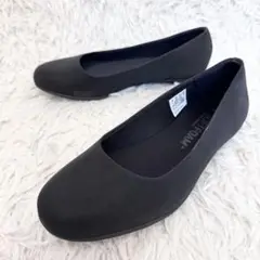 【美品】PUMA フラットシューズ ブラック 24.0 ヨンギ