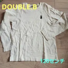DOUBLE.B クマ刺繍 Tシャツ 120サイズ