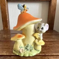 エネスコ社 チーズトレイ ネズミ 陶器 ポット アンティーク ビンテージ
