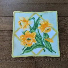 FEILER、黄色系花柄ハンカチ