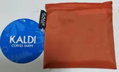 【新品未使用】KALDI　エコバッグ　いきものがたり　ブルー