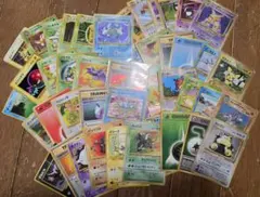 pokemon cards 100枚 まとめ売り 旧裏 ピカチュウ ヒトカゲ - メルカリ