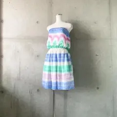 The Virgniaザヴァージニアベアトップタイダイワンピースインナー付のサムネイル