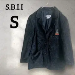 美品✨️S.B.I.I 【S】コーデュロイ テーラードジャケット ブラック