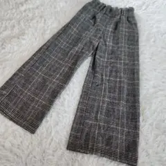 Double Name ダブルネーム パンツ グレン チェック ワイド M