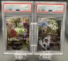 【PSA10 2連番】ポケモンカード　ニャオハ ニャローテ AR