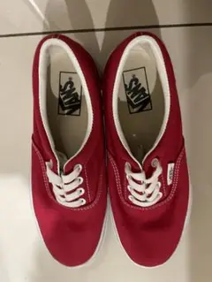 VANS 赤　スニーカー　22.5cm オーセンティック