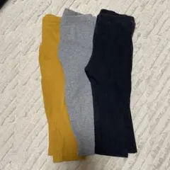 UNIQLOリブレギンス　80 3点セット