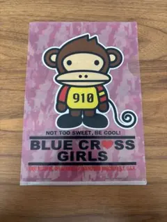 平成レトロ　BLUE CROSS GIRLS クリアファイル