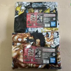 一番くじ　ワンピースカードゲームＢ賞2点セット　カードデザインブランケット未開封