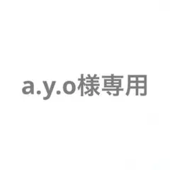 a.y.o様専用ページ