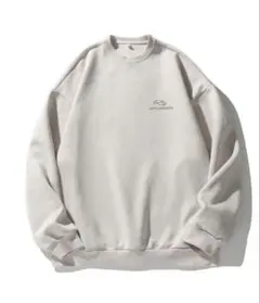 Ressaca フェイクスエード　スエット　ワンポイントロゴ　　エンボス加工