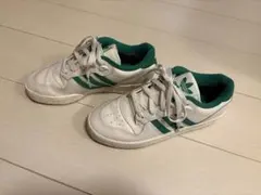 adidas Forum Low ホワイト グリーン スニーカー