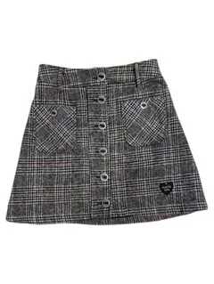 チェック柄タイトスカート S/160