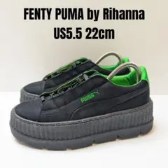 希少 PUMA フェンティ プーマ バイ リアーナ 22cm ブラック 厚底のサムネイル