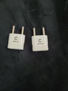 Cタイププラグ 250V 6A 2個セット