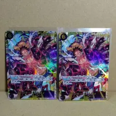 ワンピースカード 王族の血統 モンキー・D・ルフィ SEC 2枚 自宅保管品