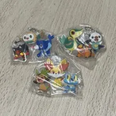 ポケットモンスター　旅立ちの3匹アクリルスイング　3点セット