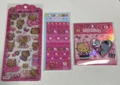 【正規品】日焼けキティ　シール3種セット