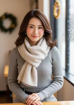 【現品限り！】【AI作成写真L判サイズ】理想の彼女 OL冬服2