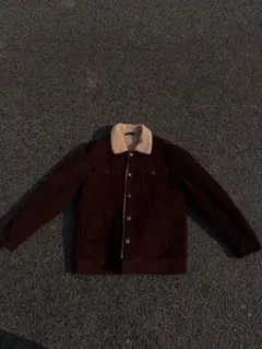 ブラウン　ボアジャケット