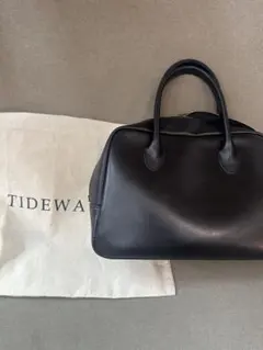 TIDEWAY レザー ハンドバッグ ブラックのサムネイル