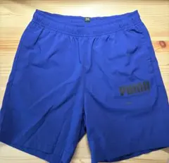 美品Used☆PUMA ジュニアハーフパンツ 150cm 青