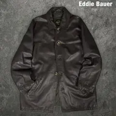 Eddie Bauer 00s 本革 オールレザー カーコート ジャケットのサムネイル