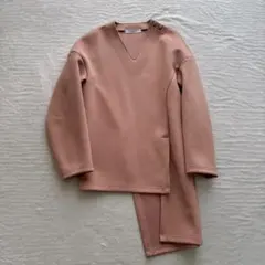 23AW UJOH スウェット 薄手 ドレープ感 Size2 ピンク 日本製 | Mercari