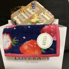 フェイラー新品未使用2品 ハイジポーチ＆ストロベリードット ハンカチ♡