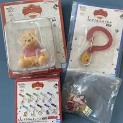 一番くじ くまのプーさん C賞 I賞 J賞プーさん ピグレット ケースなし