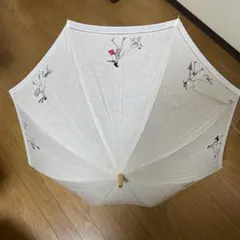 バーバリー雲と犬と女性の刺繍　長日傘　是非ぜひ！