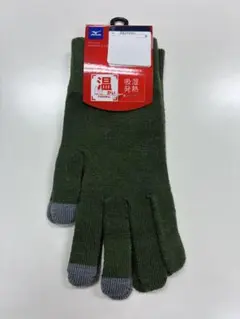 D*e様 MIZUNO ミズノ ブレスサーモ 吸湿発熱 手袋 ニットグローブL