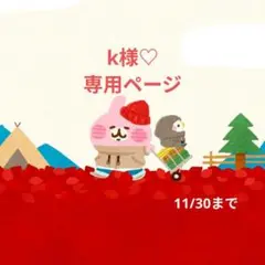 k様♡専用ページです