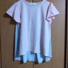 dazzlin ピンク フリル袖 Tシャツのサムネイル